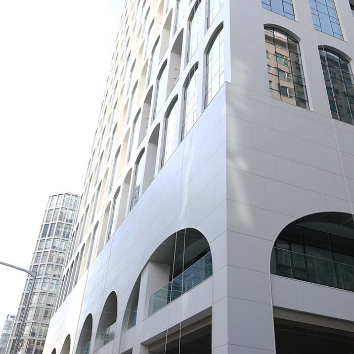 Luca Building - esterno zoom dettagliato