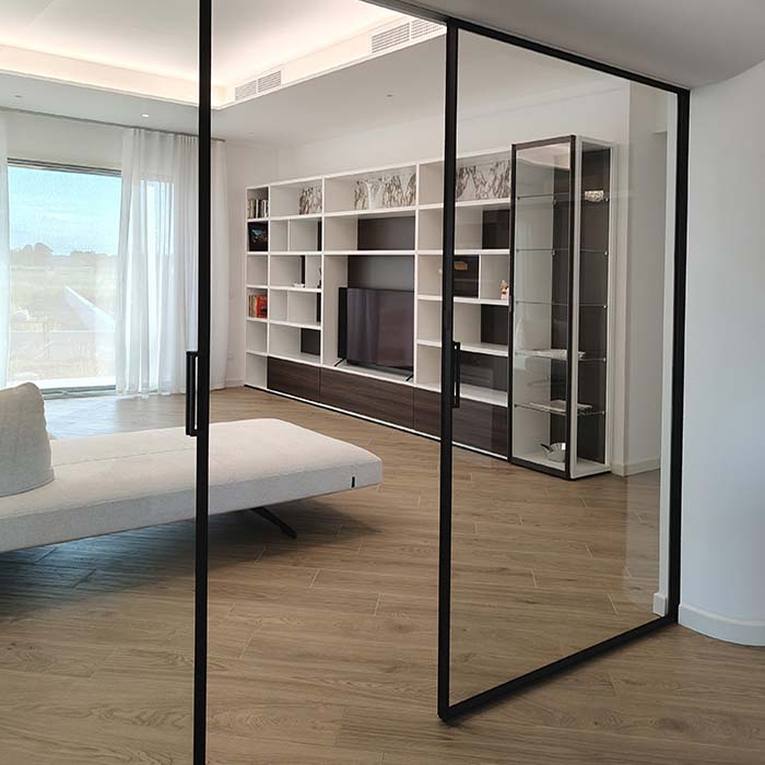Villa C e P - interno libreria